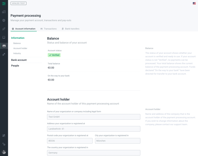 lodgea-payment-account-view